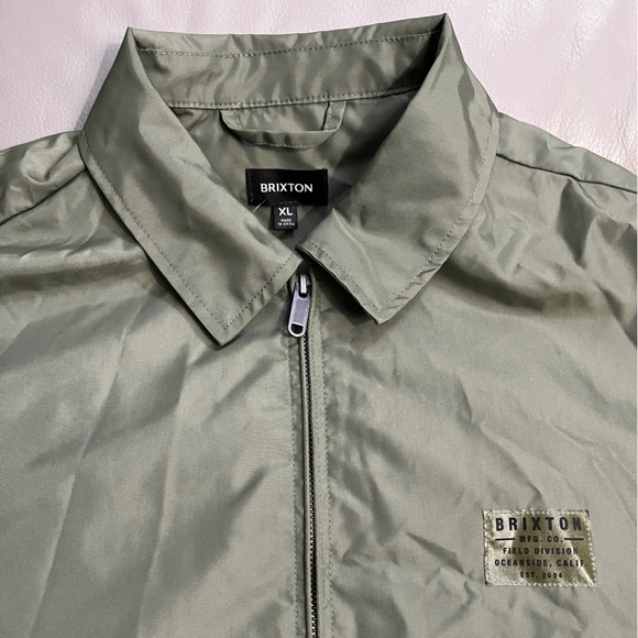 NWT - Brixton Men’s Utopia Vintage Nylon Jacket - Size XL - Picture 6 of 12